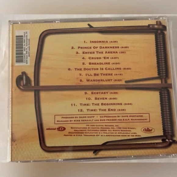 Megadeth Risk CD. - Picture 2 of 3